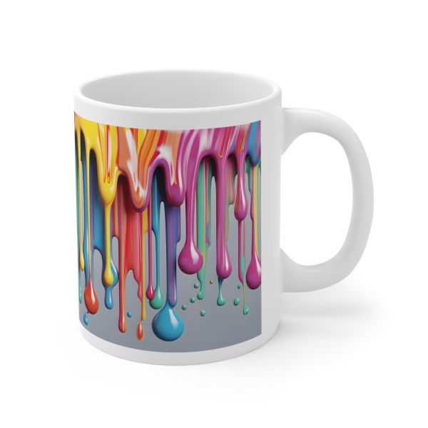 Imaging Architects Color Drip Ceramic Mug 11oz