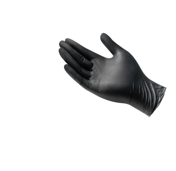 Black Nitrile Gloves - Powder-Free, Latex-Free, Disposable - Kitchen Gloves