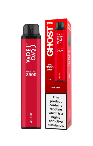 Vape Bars - Ghost Pro 3500 Puff - Mr Red