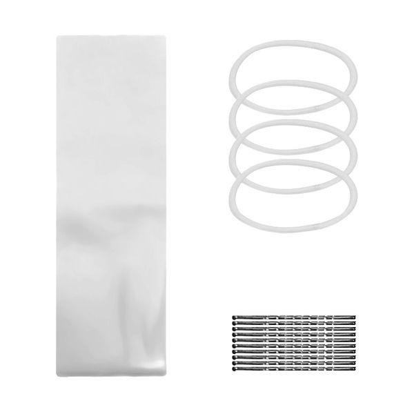 Chic Hair Accessories, School Combo Sets, White - 15 (pack)