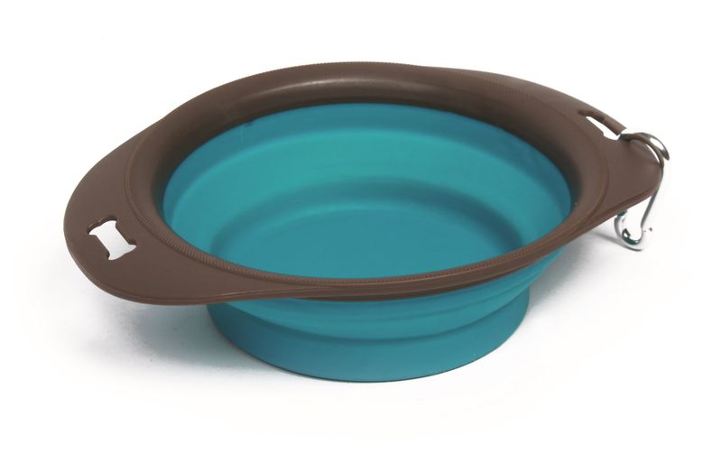 M-Pets Foldable Travel Dog Bowl - Small