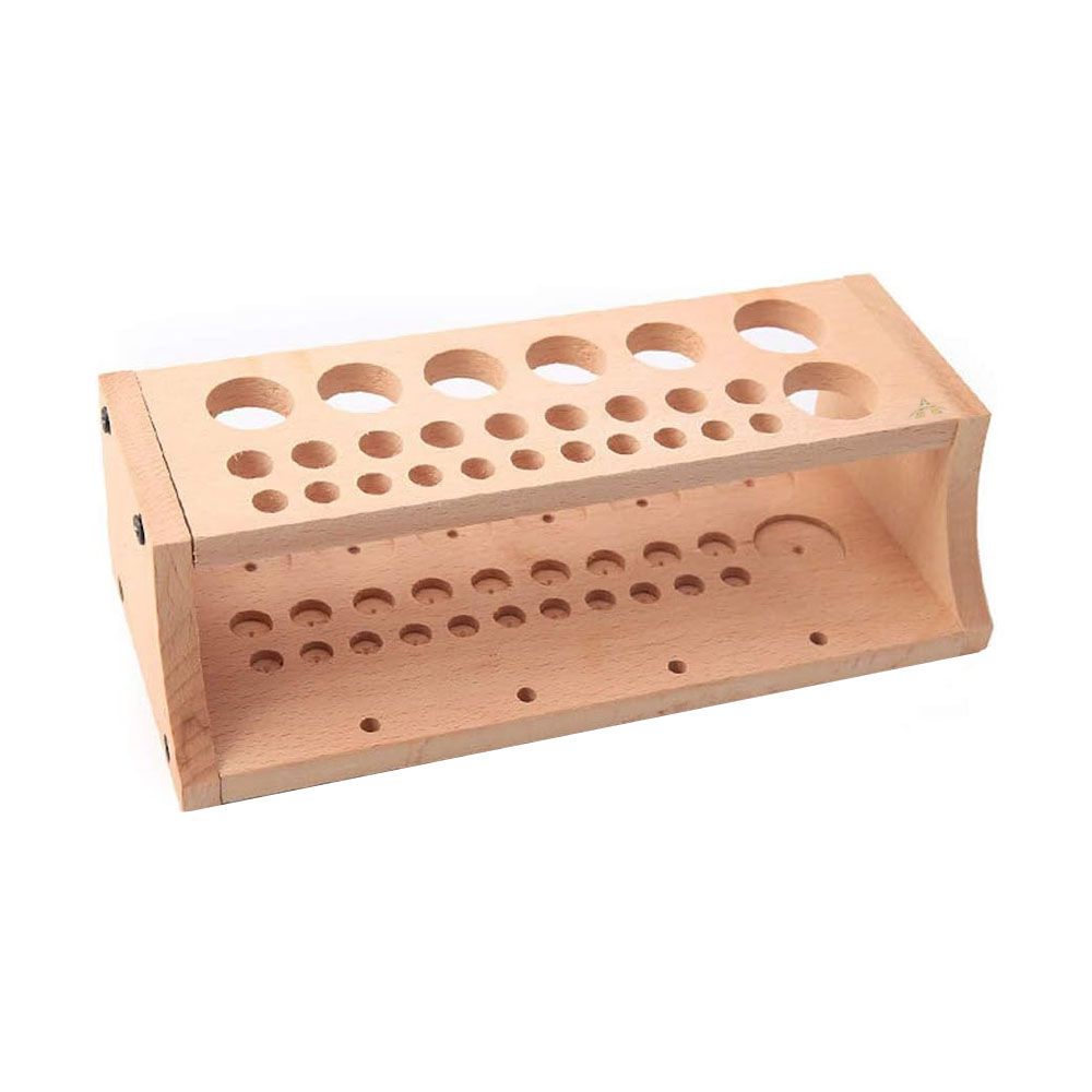 Wooden Leathercraft Tools Rack DIY Craft Tools Holder Organizer Stand ...