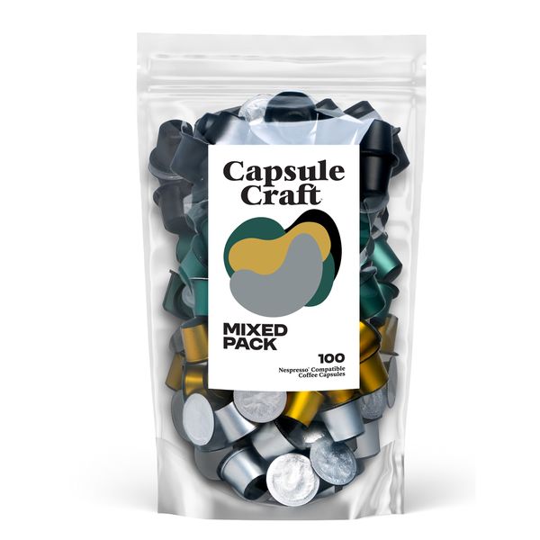 Capsule Craft - 100 x Mixed Nespresso Compatible Coffee Capsules