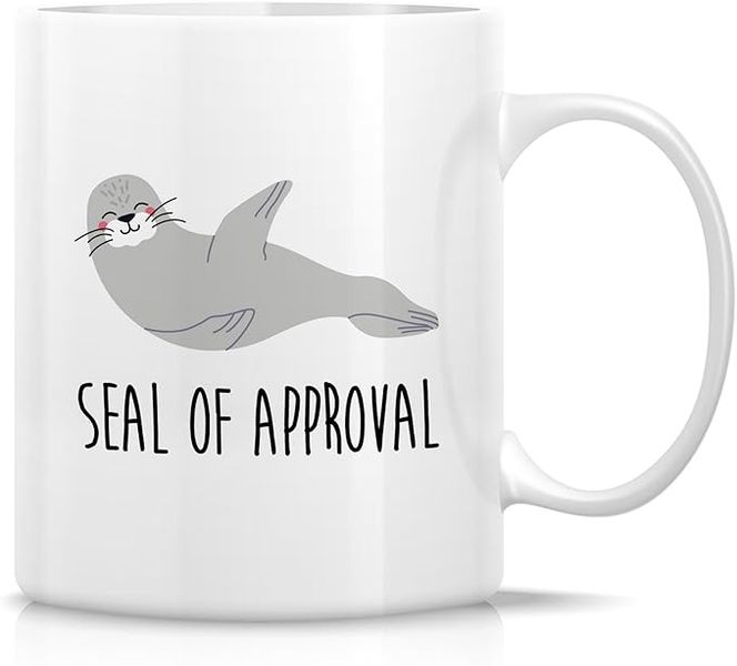 Seal of approval-Father's day-Mother's day-Christmas-Valentines Mug