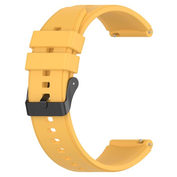 Silicone Strap Compatible with Huawei GT2 Pro-Yellow