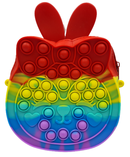 Kids Pop-it Shoulder Bag - Red