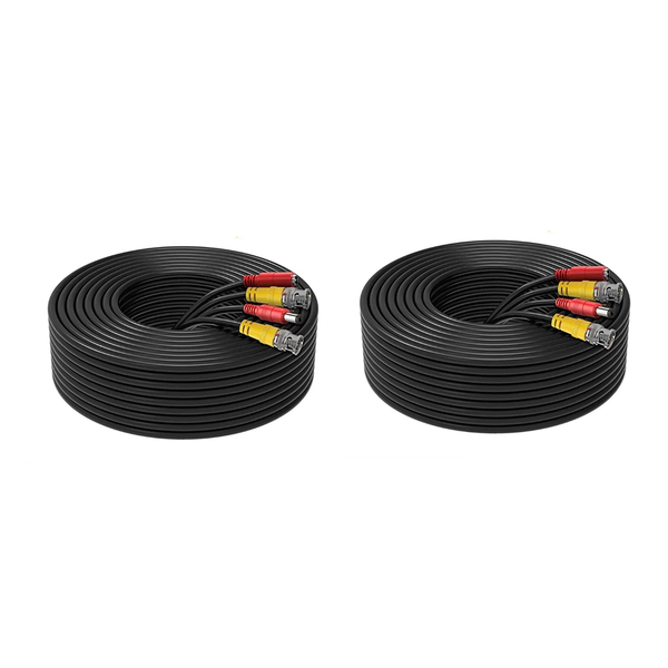 Set of 2 10m Data Transmission Security Camera Power Cable M24-11-1