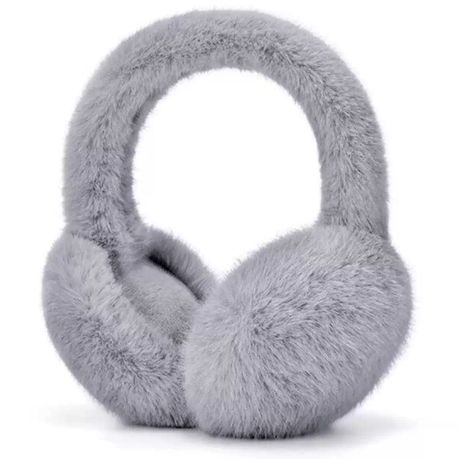 Foldable Winter Outdoor Ear Muff Warmers - Faux Fur Ear Covers Alice Band Image