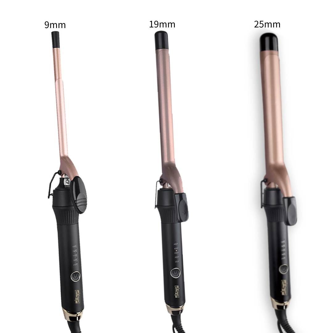 Professional Curling Iron Ceramic Hair Curler 5 Temperature Rapid Heating