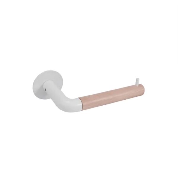 Scandi Toilet Paper Holder - White