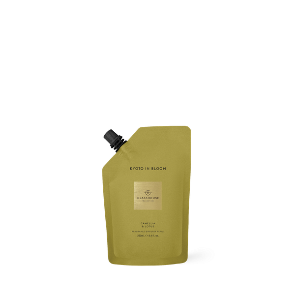 Glasshouse 250ml Diffuser Refill Pouch - Kyoto in Bloom