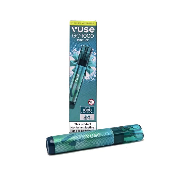 2x Vuse Go Pen 1000 Mint Ice 3%
