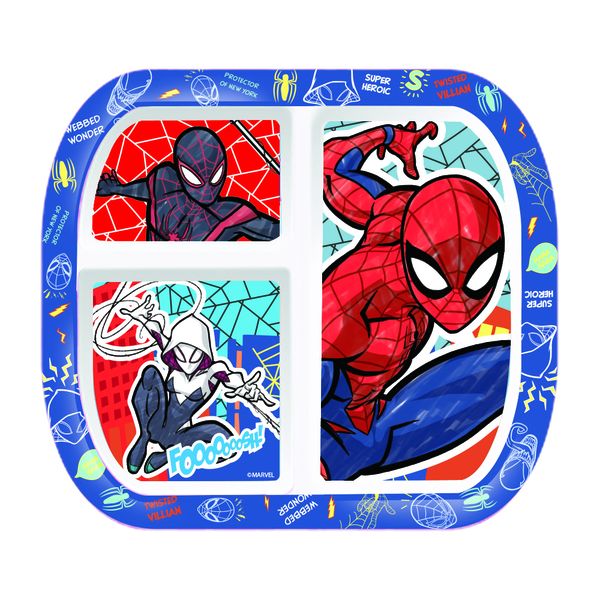 Spiderman Mob Rules Divided Plate