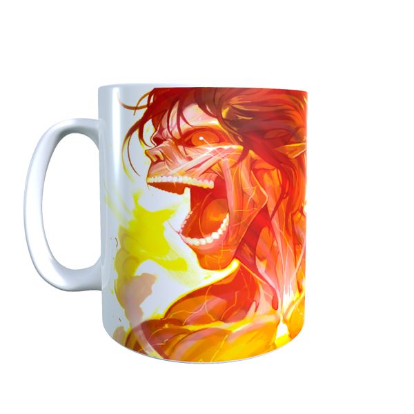 Titan on Fire - Attack on Titan Coffee Mug
