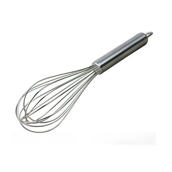 Silver Stainless Steel Balloon Whisk Egg Beater