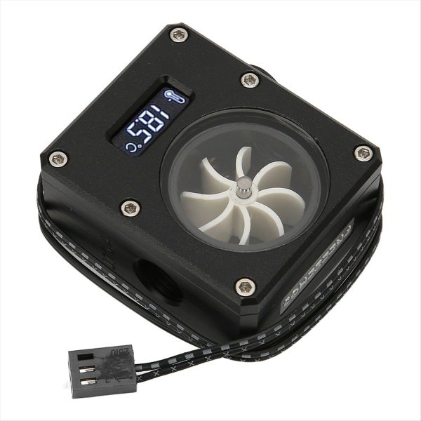 PC Water Cooling Meter Indicator 12V Small 3pin Black