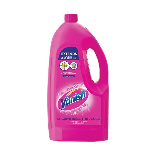 Vanish 2l Pink, Fabric Stain Remover, Bleach Free Liquid, Laundry Additive