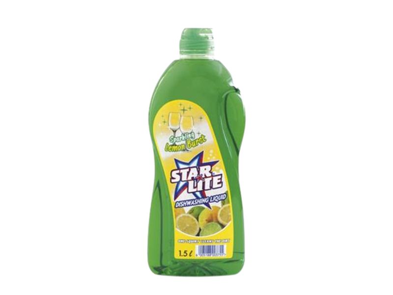Star Lite Dishwashing Liquid 1.5 Lt Lemon