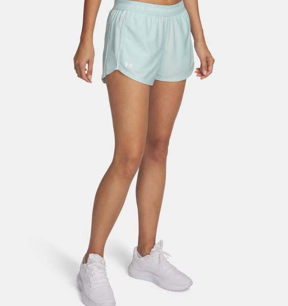 Under Armour Women's Tech Play Up 3-Inch Shorts - Refresh Mint