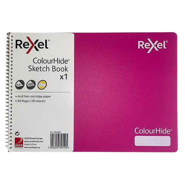 Rexel Sketch Book A4 Acid Free - Pink