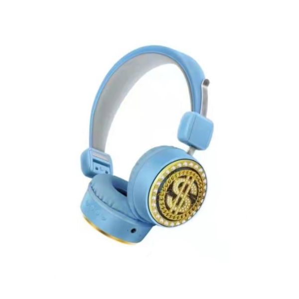 ZYF AH-807E Wireless Headphones- Blue