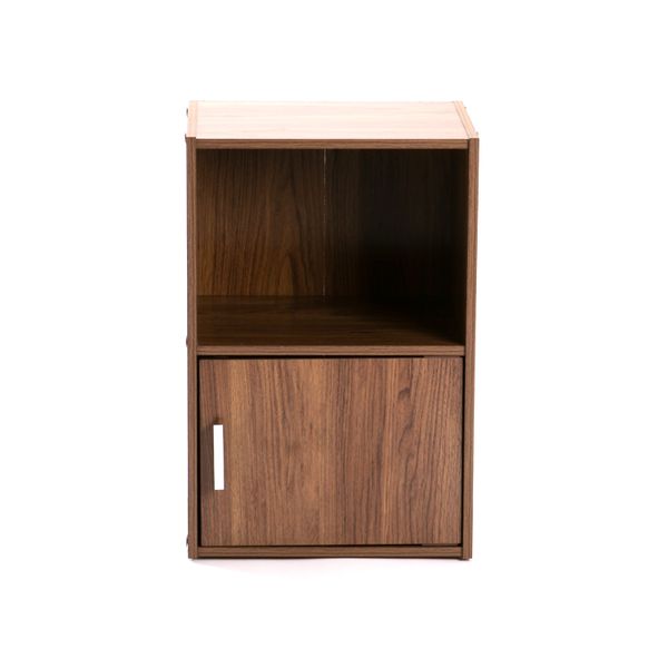 Cyrus 1 Door Pedestal - Walnut