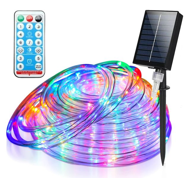 20M LED Rope Light Multi Color with Remote - EMS