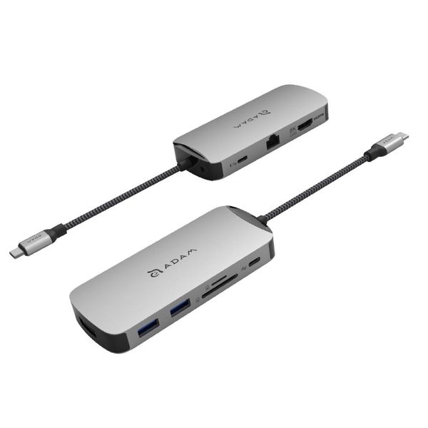 Adam Elements CASA X DP USB-C 8K 10-in-1 Hub - Grey