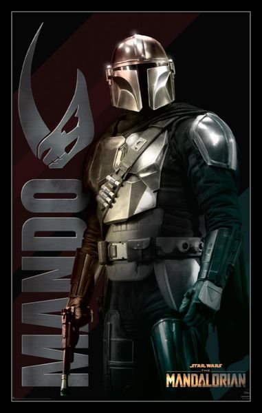 Star Wars The Mandalorian (Mando) Poster With Bl image