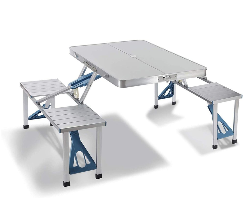 Portable Outdoor Gathering Camping & Picnic Folding Table Chair Set ...