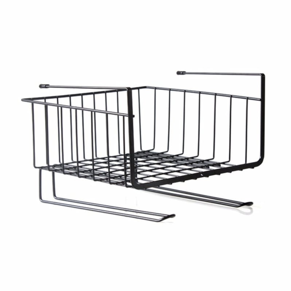 Under Shelf Storage Basket with Hooks