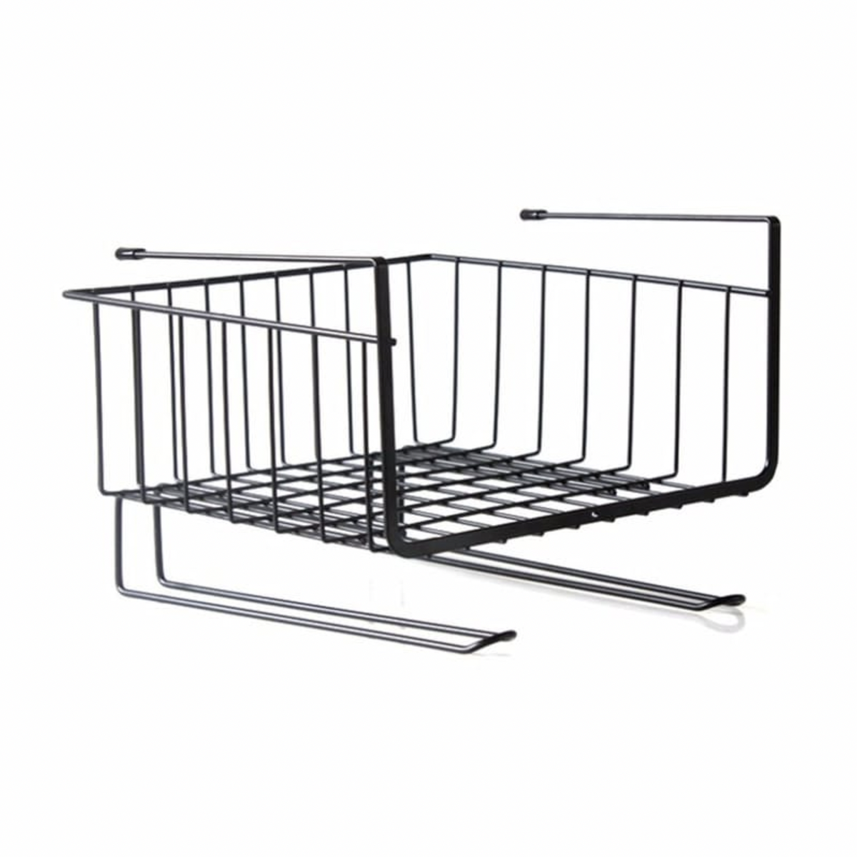 Under Shelf Storage Basket with Hooks Shop Today. Get it Tomorrow