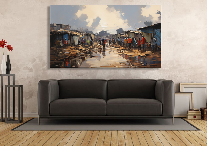 Canvas Wall Art - Abstract Uprising - HC1053