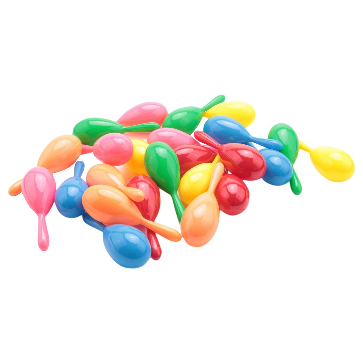 24 Neon Maracas,Bright And Colorful Party,Instrument(1 Dz Pairs)