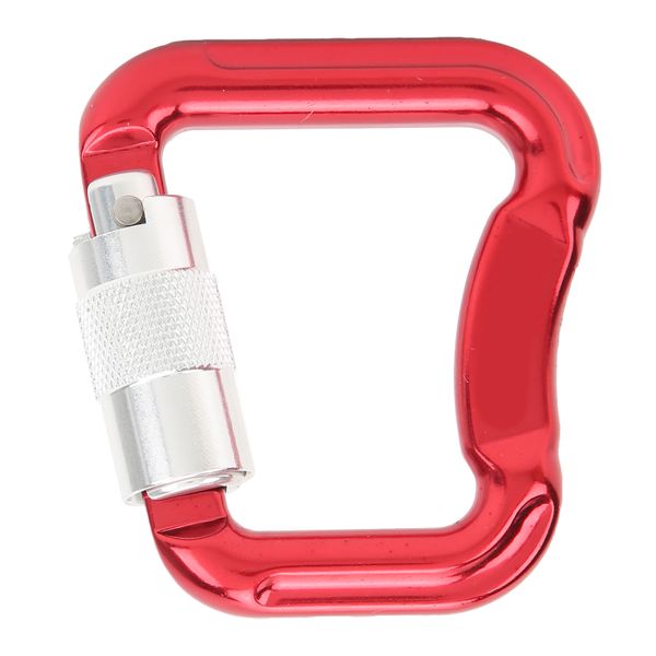 Heavy Duty Red Climbing Carabiner for Paraglider