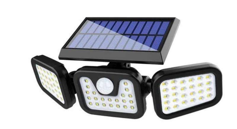 3 Rotary heads LED Split Solar Wall Lamp