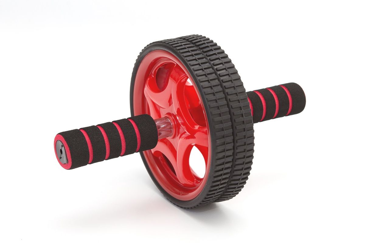 MAXJOY Exercise Wheel - Red - Unisex