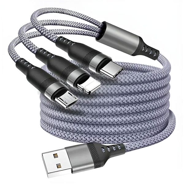 Multi Charger Cable 4 In 1 Charging Cable USB Fast Charge