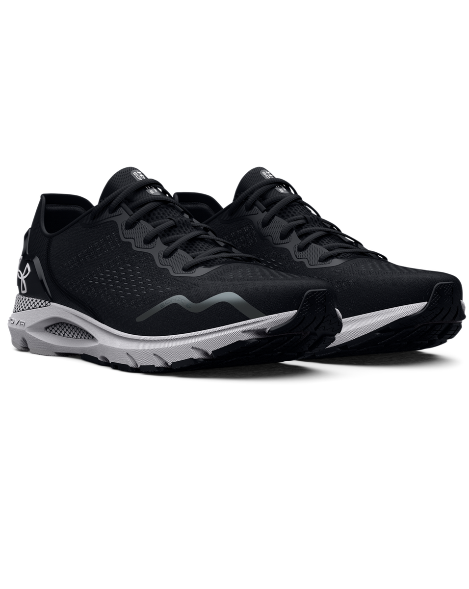 Under Armour Men's HOVR Sonic 6 Road Running Shoes - Black/White | Shop ...