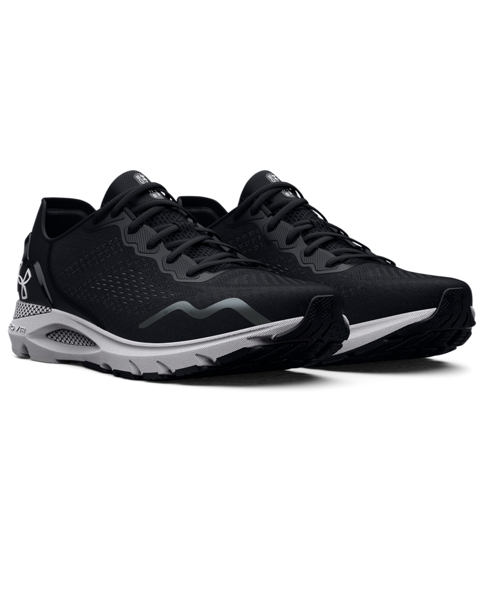 Under Armour Men's HOVR Sonic 6 Road Running Shoes - Black/White | Shop ...