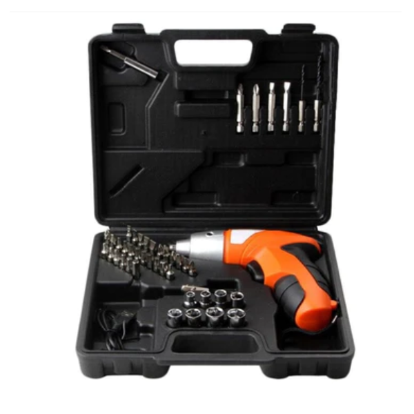 45-Piece Cordless Electric Screwdriver Set with High-performance motor