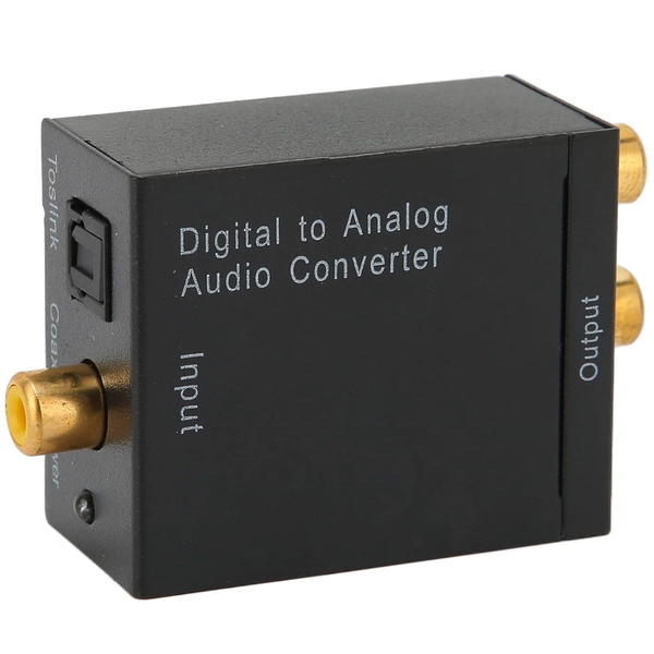 Digital To Analog Audio Converter Adapter - Digital to RCA Sound Adapter