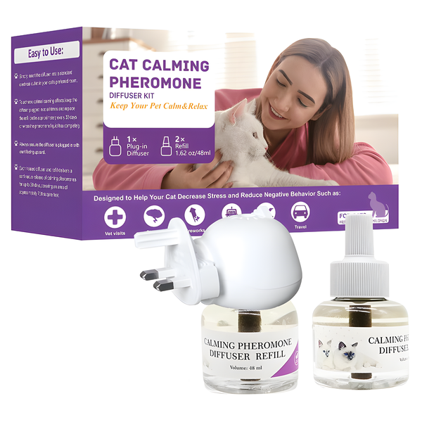 2 in 1 Cat De-Stress Calming Diffuser Kitten Sedative Diffuser Netural