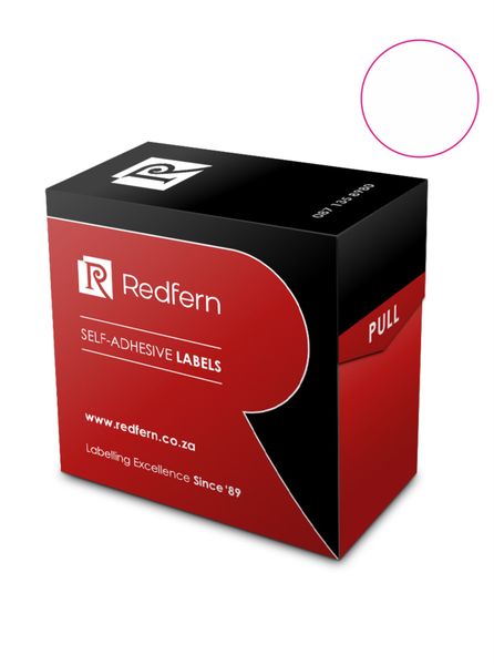 Redfern Round White Label Roll 25mm 5's