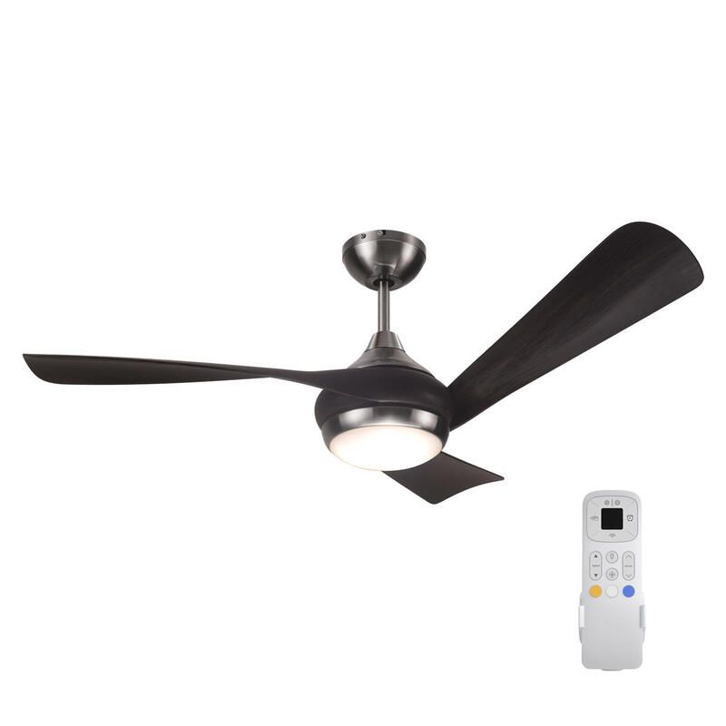 Inspire Ceiling Fan 122cm LED 2200lm Metal Nickel