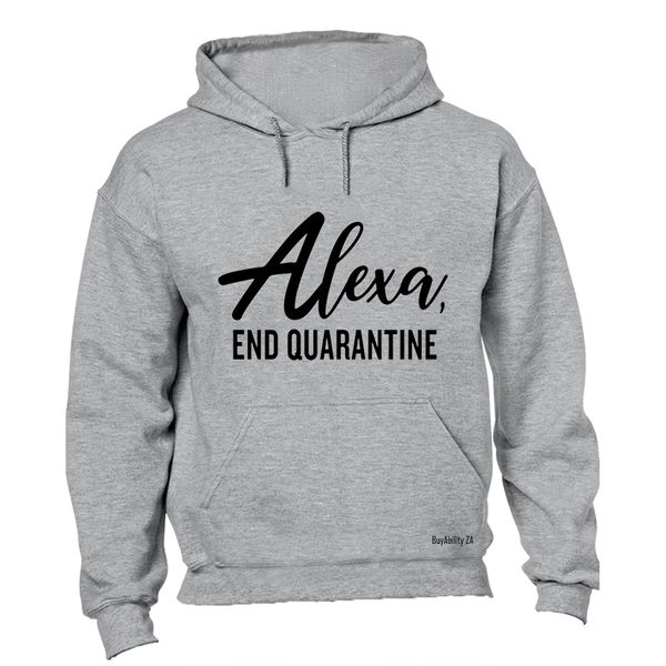 End Quarantine - Mens - Hoodie - Grey image
