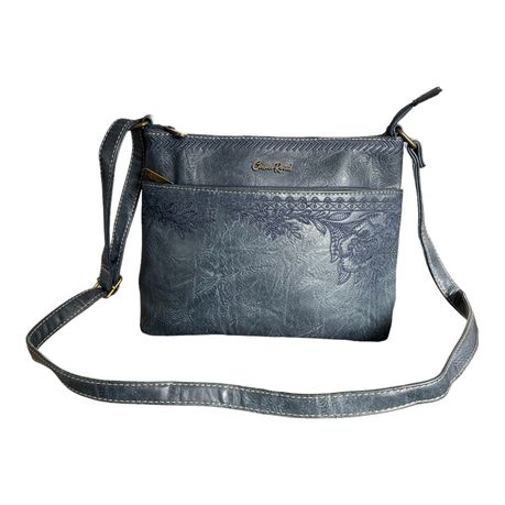 Floral embroidered crossbody online bag