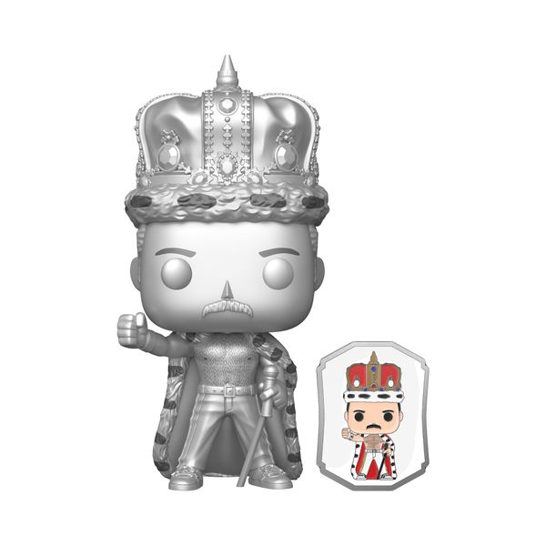 Funko Pop! Rocks: Queen - King Freddie Mercury With Pin