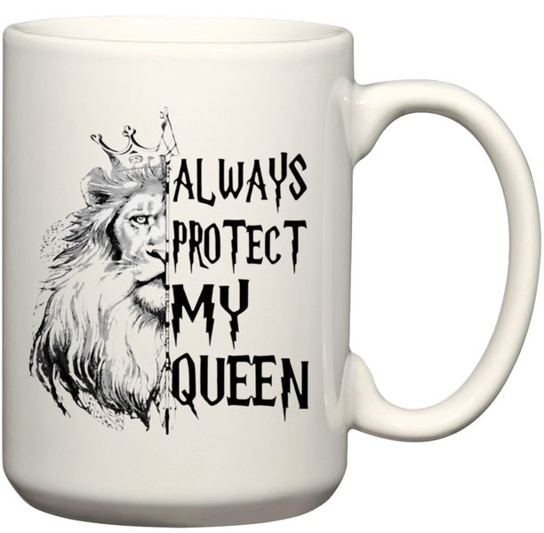 Always Protect My Queen Coffee Mug image