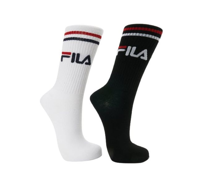 Fila Men's Stallone Tube Sock 2 Pack - Size 6-11